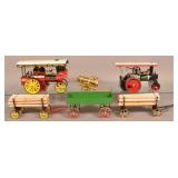 Six Various Steam Engine Toys and Accessories.