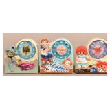 Three Vintage Character Talking Alarm Clocks.