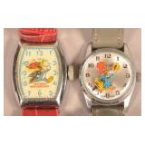 Two Woody Woodpecker Character Wrist Watches.