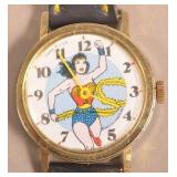 Vintage Wonder Woman Character Wrist Watch.