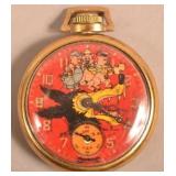 Ingersoll "Three Little Pigs" Pocket Watch.