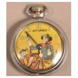 Jeff Arnold Cowboy Character Pocket Watch.