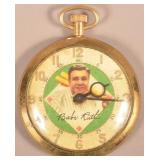 Babe Ruth Character Pocket Watch, Circa. 1960