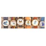 Six Various Advertising Character Wrist Watches.