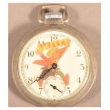 Rare Smitty Comic Character Pocket Watch.