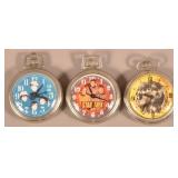 Monkees, Beatles and Star Trek Pocket Watches.