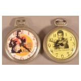 Mike Tyson and Muhamid Ali Pocket Watches.