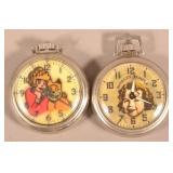 Two Character Pocket Watches.