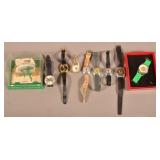 9 Various Modern Disney Character Wrist Watches.