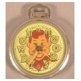 Vintage Howdy Doody Pocket Watch.