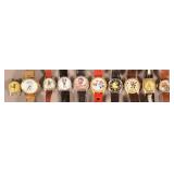 Ten Various Character Wrist Watches.
