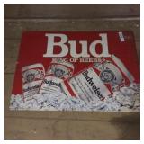 Steel Budweiser Sign