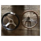 (2) 15" Steering Wheels with Floor Mats