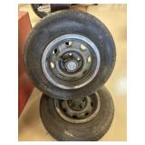 (2) 14" Ford Wheels with Tires