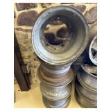 (4) 15 " Steel Wheels