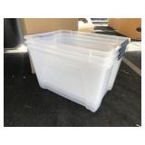 (6) 53 Qt. Storage Totes