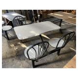 Swivel Seat Cafe Table