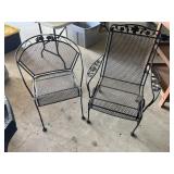 (2) Metal Patio Chairs