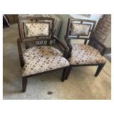 (2) Upholstered Armchairs