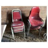 (8) Stacking Chairs
