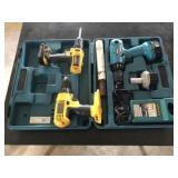 DeWalt and Makita Cordless Drills