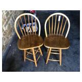 (2) Swivel Bar Stools