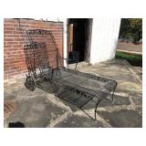 Metal Framed Lounger