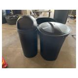 (2) Waste Cans