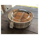(50) 12" Silver Plated Serving Plates