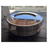 (50) 12" Silver Plated Serving Plates