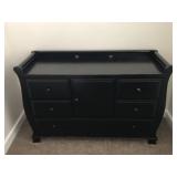 Contemporary Black Painted Server