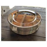 (50) 12" Silver Plated Serving Plates