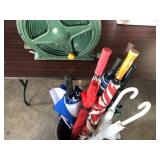 Umbrellas with Roll-A-Hose