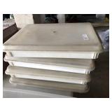 (4) Bakery Containers