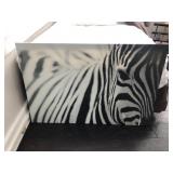 Photograph on Canvas of Zebra