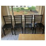 (4) Metal Industrial Style Chairs