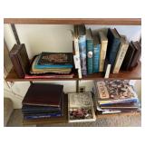 (4) Bookends, Reference Books and Novels