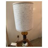 Metal Based Wood Turned Table Light