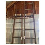 (2) Wooden Ladders