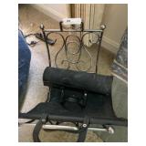 Wrought Iron Fireplace Log Holder