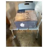 Elevated Toilet Seat with Shower Chair