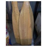 (2) Wooden Paddles