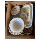 Serving Bowls, Casseroles, Decorative Glassware