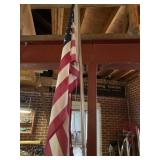 U.S. Flag with 9 Ft. Pole