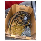(2) Boxes of Extension Cords and Garden Hose