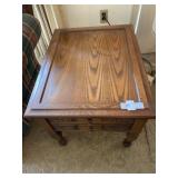 Two Drawer End Table