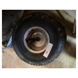 Two 15" x 6" Pneumatic Wheels