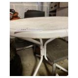 Patio Stand with Stool