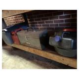 Tool Boxes with Fuel Can