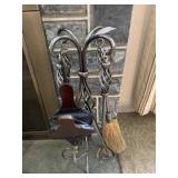 Wrought Iron Fireplace Set